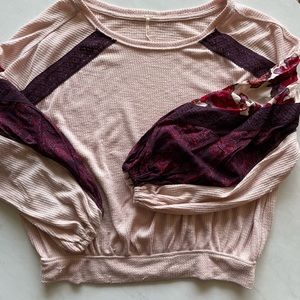 Free People thermal pullover